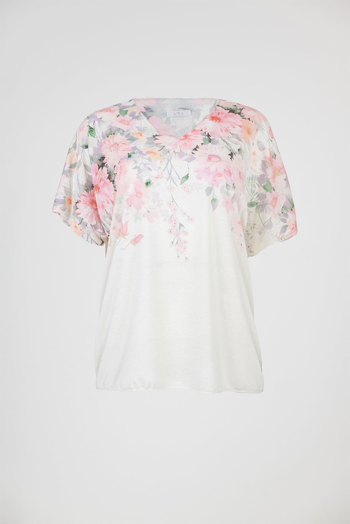 Дамска блуза с къс ръкав от фино плетиво - Blossom Air