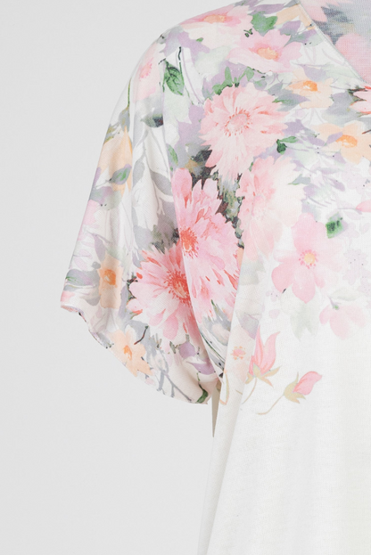 Дамска блуза с къс ръкав от фино плетиво - Blossom Air