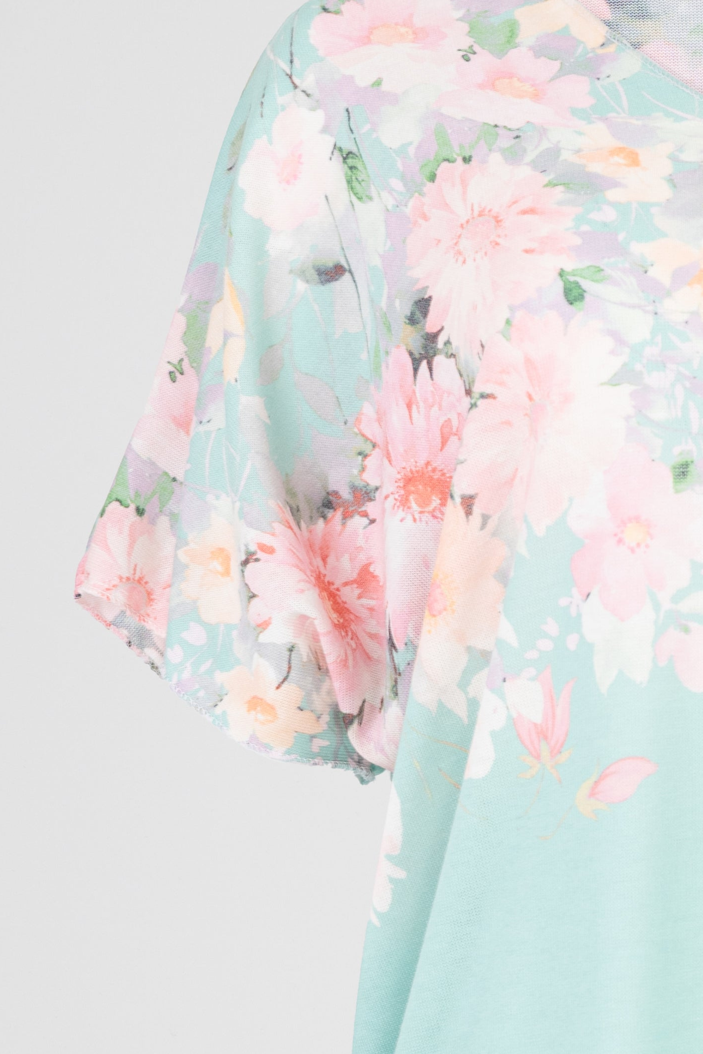 Дамска блуза с къс ръкав от фино плетиво - Blossom Air