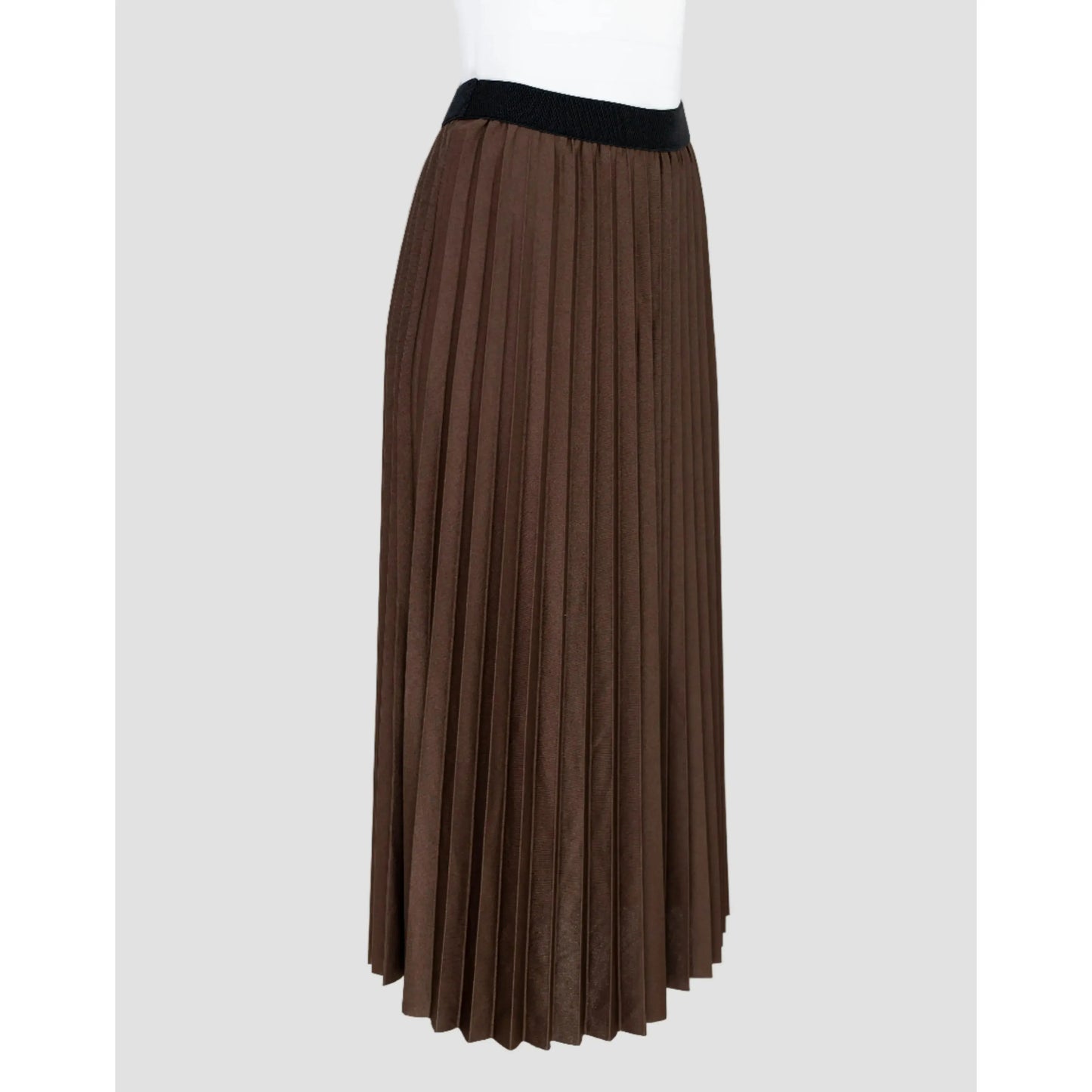 Дамска плисирана пола в кафяво | колекция есен-зима 6Sense