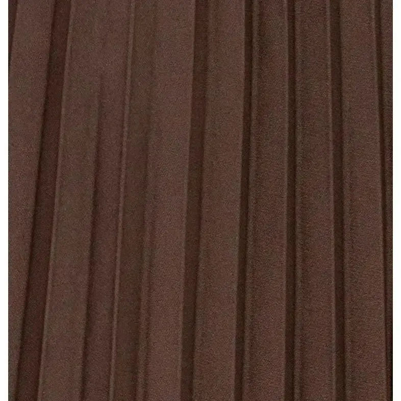 Дамска плисирана пола в кафяво | колекция есен-зима 6Sense