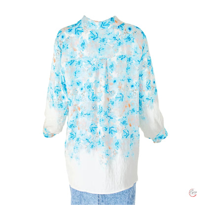 Дамска риза с издължена задна част | колекция есен-зима