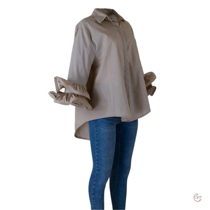 🤎 Риза “CHIC COCOA” – когато стилът говори сам