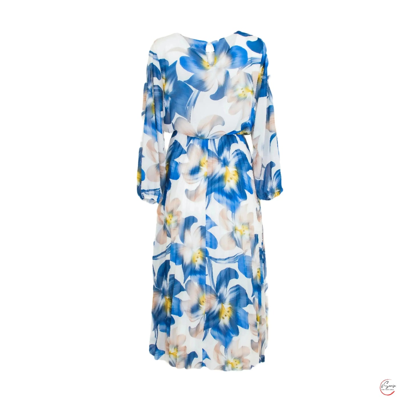 🌊 Рокля Blue Lily – пролетна поезия в синьо