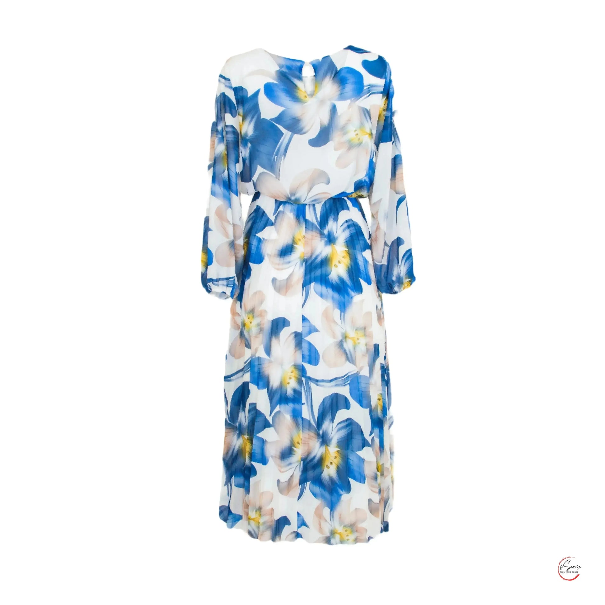 🌊 Рокля Blue Lily – пролетна поезия в синьо