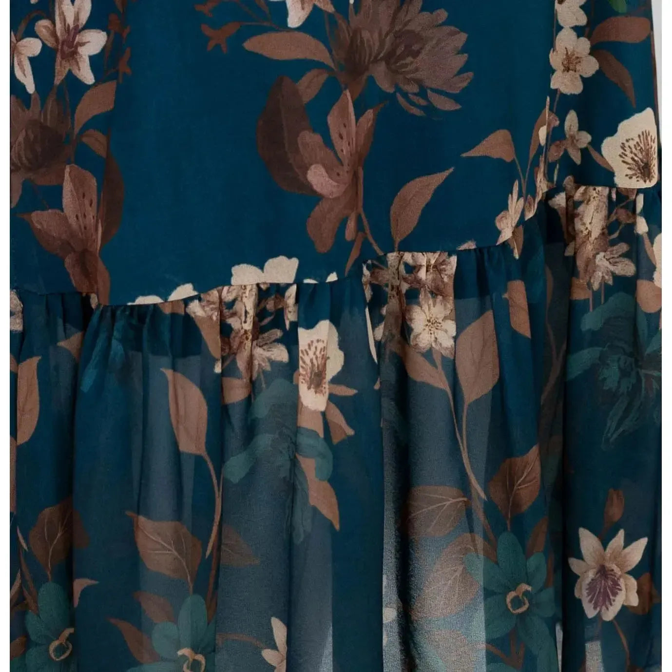 Дамска рокля в петролено зелено с подплата | колекция есен-зима 6Sense