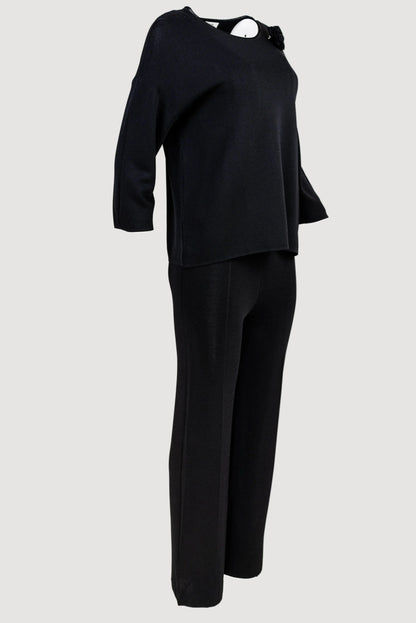 Черен комплект с 3D роза – елегантност и комфорт в едно 6Sense