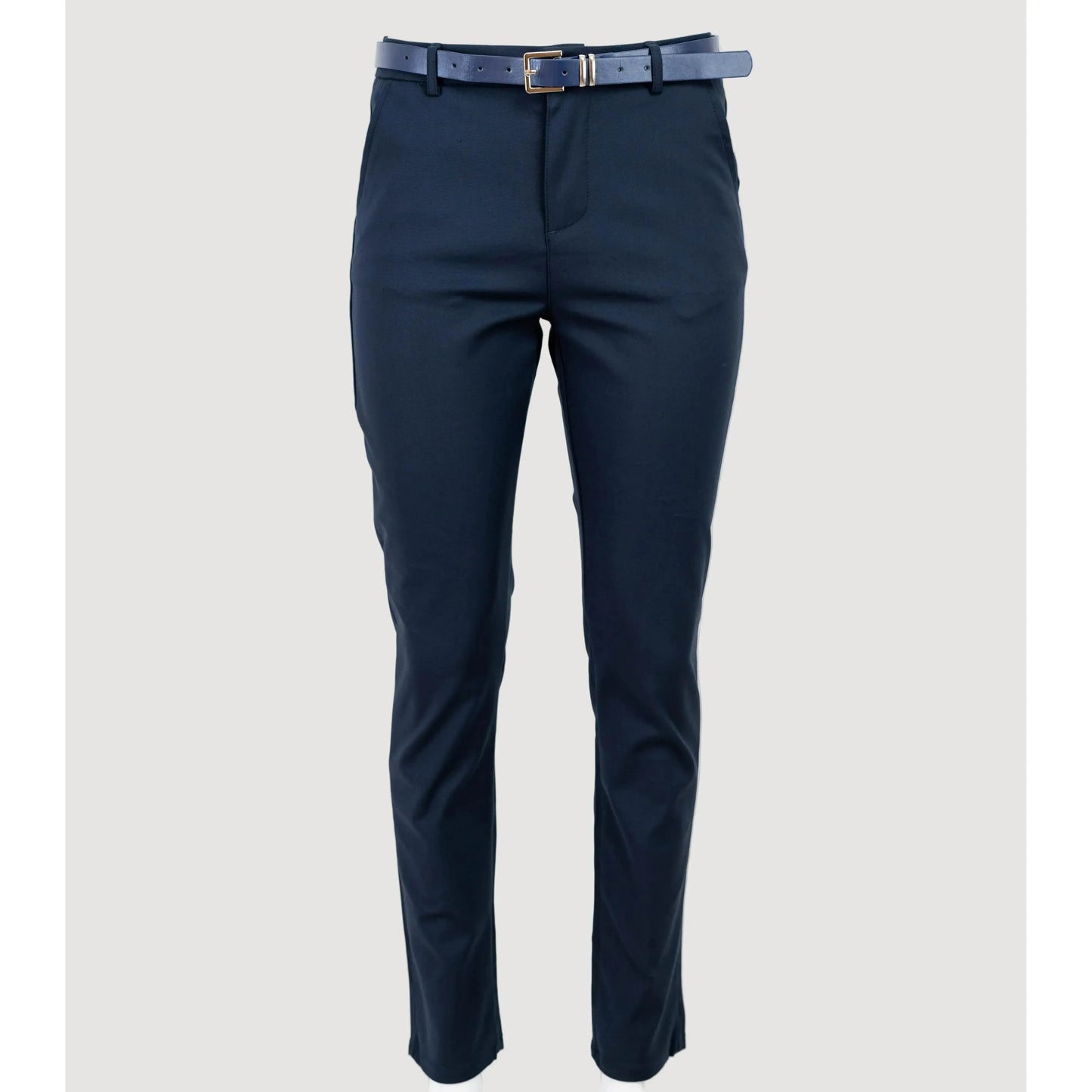 Дамски елегантни панталони в тъмно синьо | колекция есен-зима 6Sense