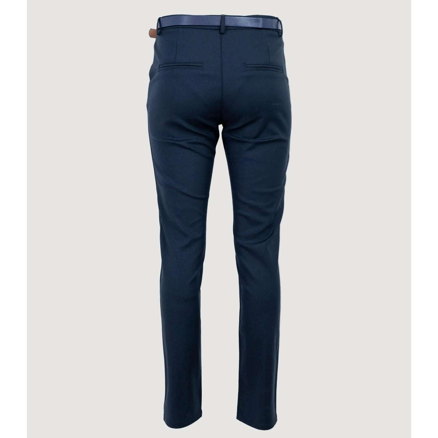 Дамски елегантни панталони в тъмно синьо | колекция есен-зима 6Sense