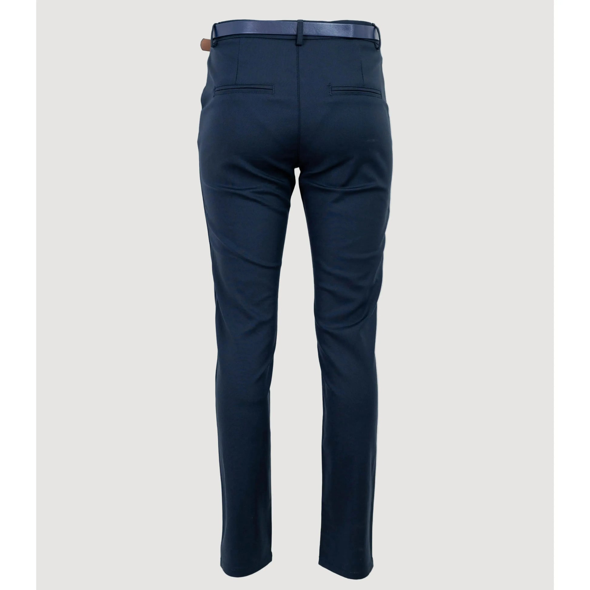 Дамски елегантни панталони в тъмно синьо | колекция есен-зима 6Sense