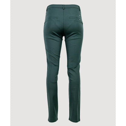 Дамски елегантни панталони в тъмно зелено | колекция есен-зима 6Sense