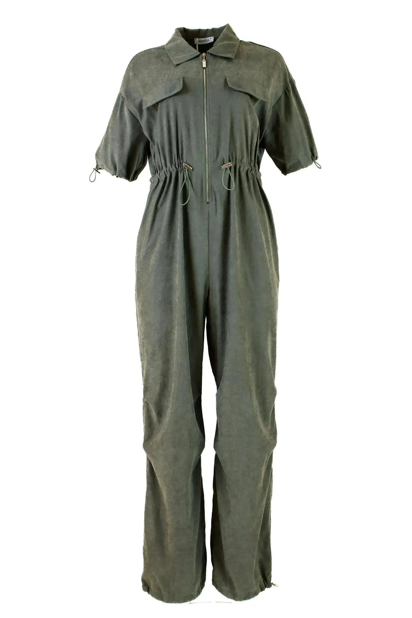 Дамски гащеризон с цип и регулируема талия | колекция есен-зима-гащеризони-6Sense