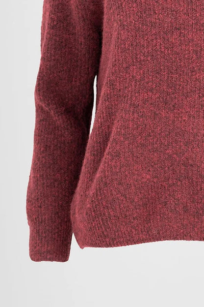 Дамски пуловер Soft Rib Classic - керемиден-пуловери-6Sense