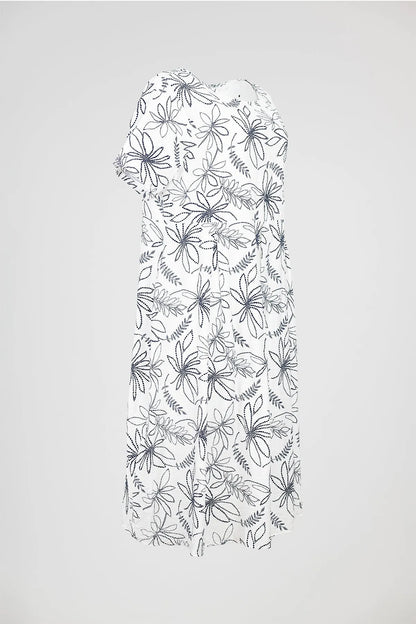 амска свободна рокля с флорален принт Flora Flow – до 4XL-рокли-6Sense