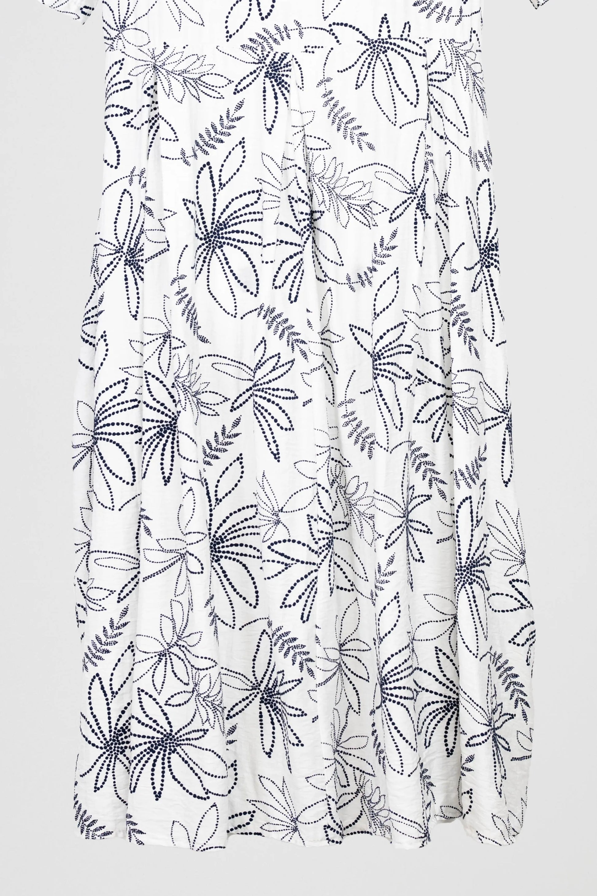 амска свободна рокля с флорален принт Flora Flow – до 4XL-рокли-6Sense