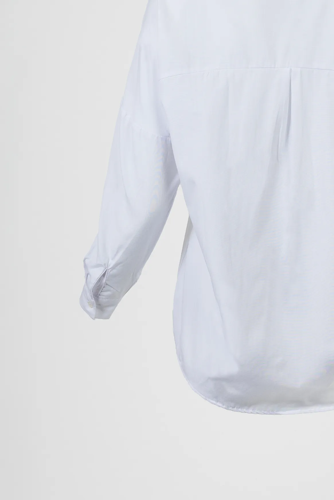 Дамска бяла памучна риза със свободна кройка – Pure White Shirt-ризи-6Sense