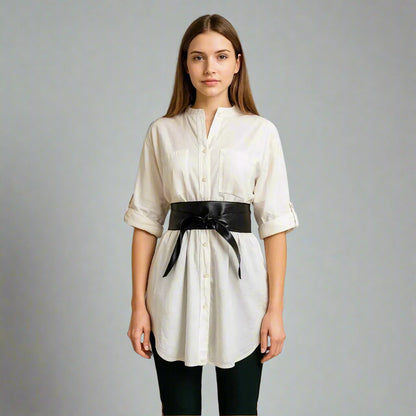 Дамска дълга риза от 100% памук | колекция есен-зима 6Sense