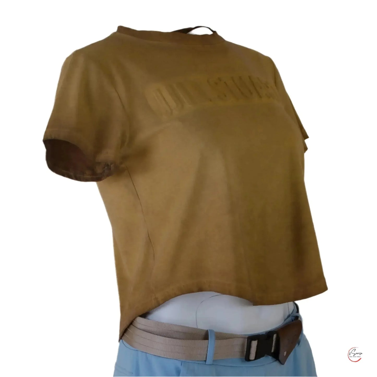 🌟 Дамска къса тениска JILLSTUARTS – винтидж кафява магия 🌟