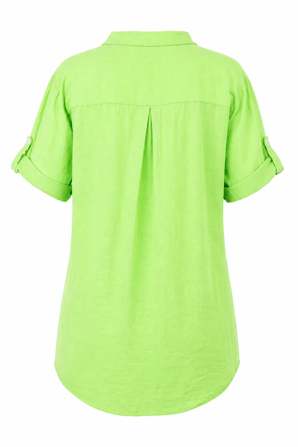 Дамска лятна риза с къс ръкав - Verde Glow | 6sense.bg-ризи с къс ръкав-6Sense