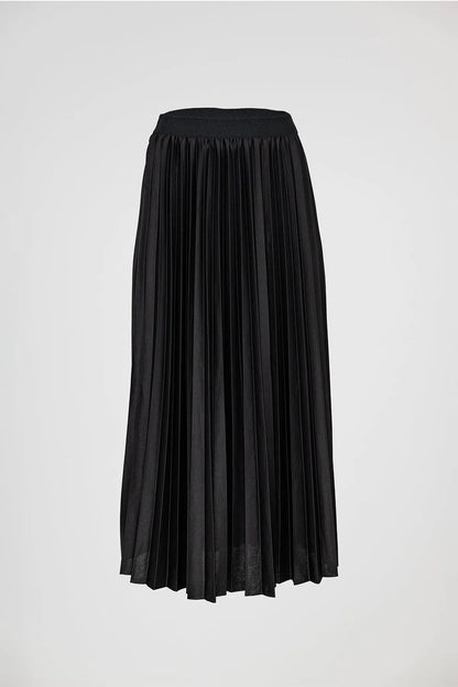 Дамска плисирана пола - черна - Emma-Поли-6Sense