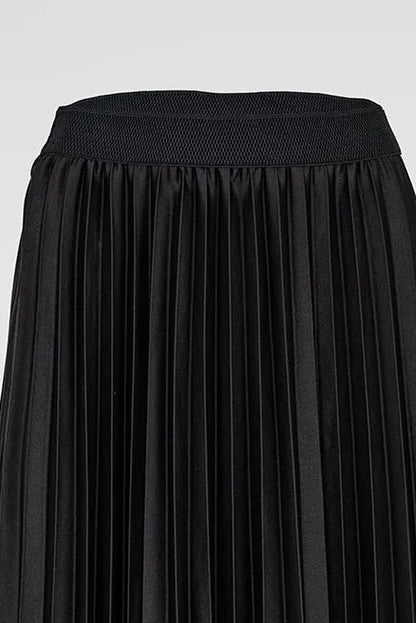 Дамска плисирана пола - черна - Emma-Поли-6Sense