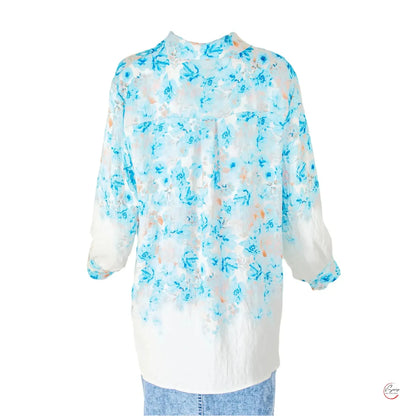 Дамска риза с издължена задна част | колекция есен-зима