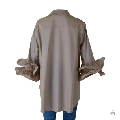 🤎 Риза “CHIC COCOA” – когато стилът говори сам