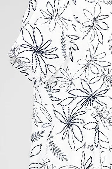 Дамска рокля с флорален принт - Plus size - Flora Flow-рокли-6Sense