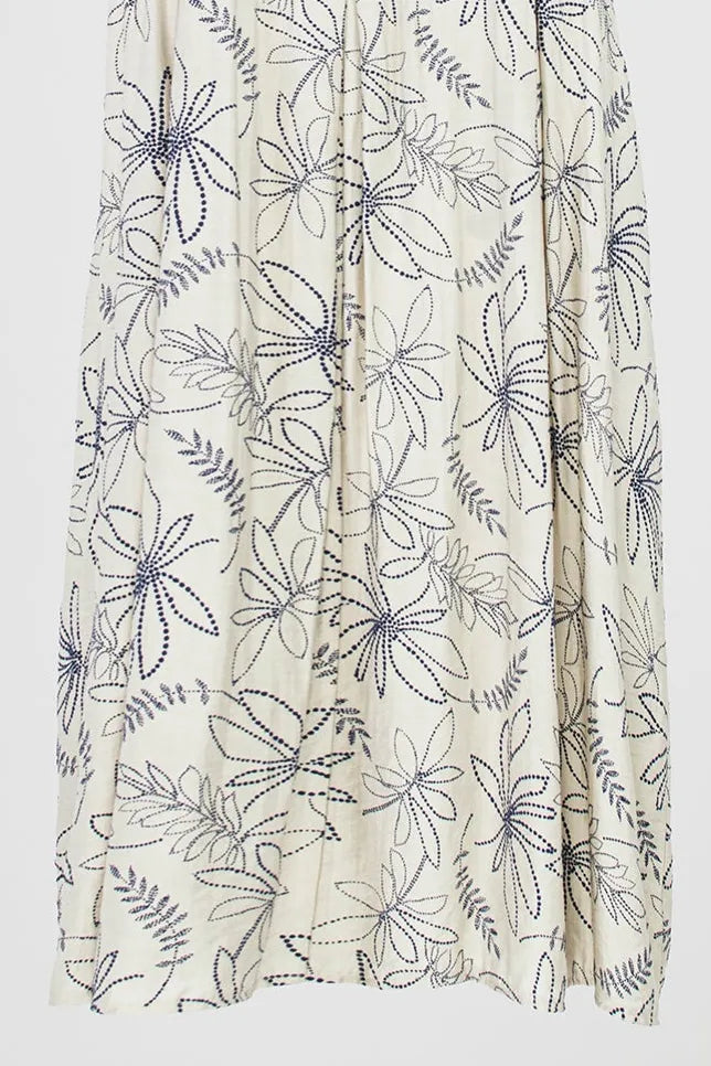 Дамска свободна рокля в бежово - Flora Flow – до 4XL-рокли-6Sense