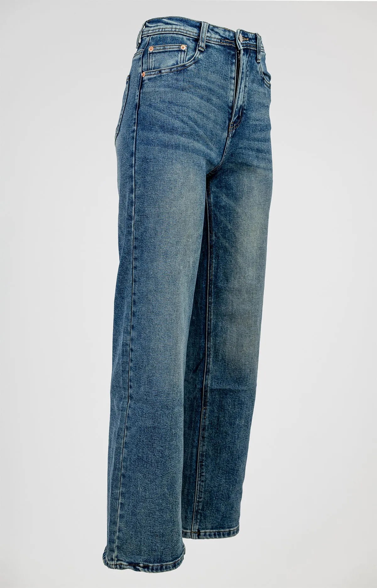 Дамски дънки с класическа форма - Ava-дънки-6Sense