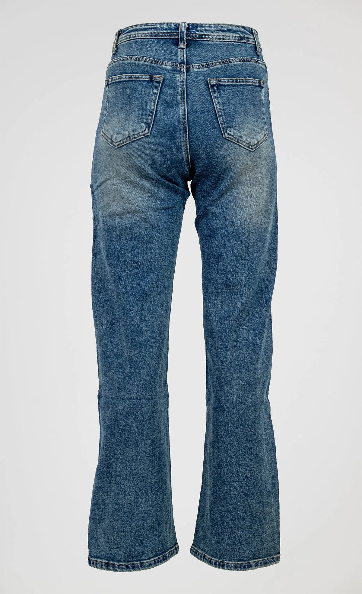 Дамски дънки с класическа форма - Ava-дънки-6Sense