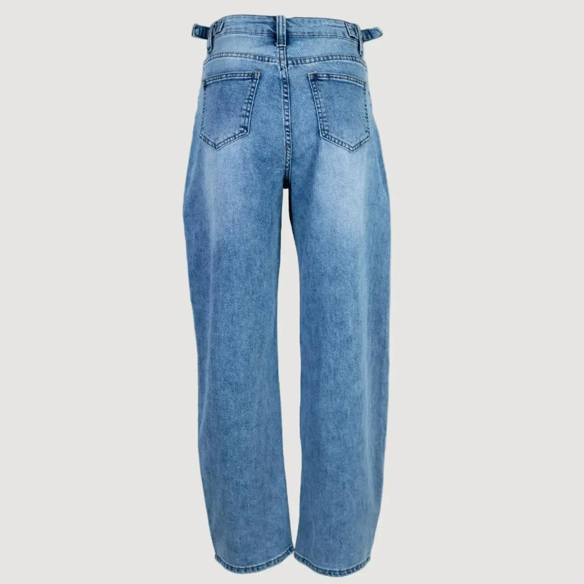 Светлосини дамски дънки с висока талия | колекция есен-зима 6Sense