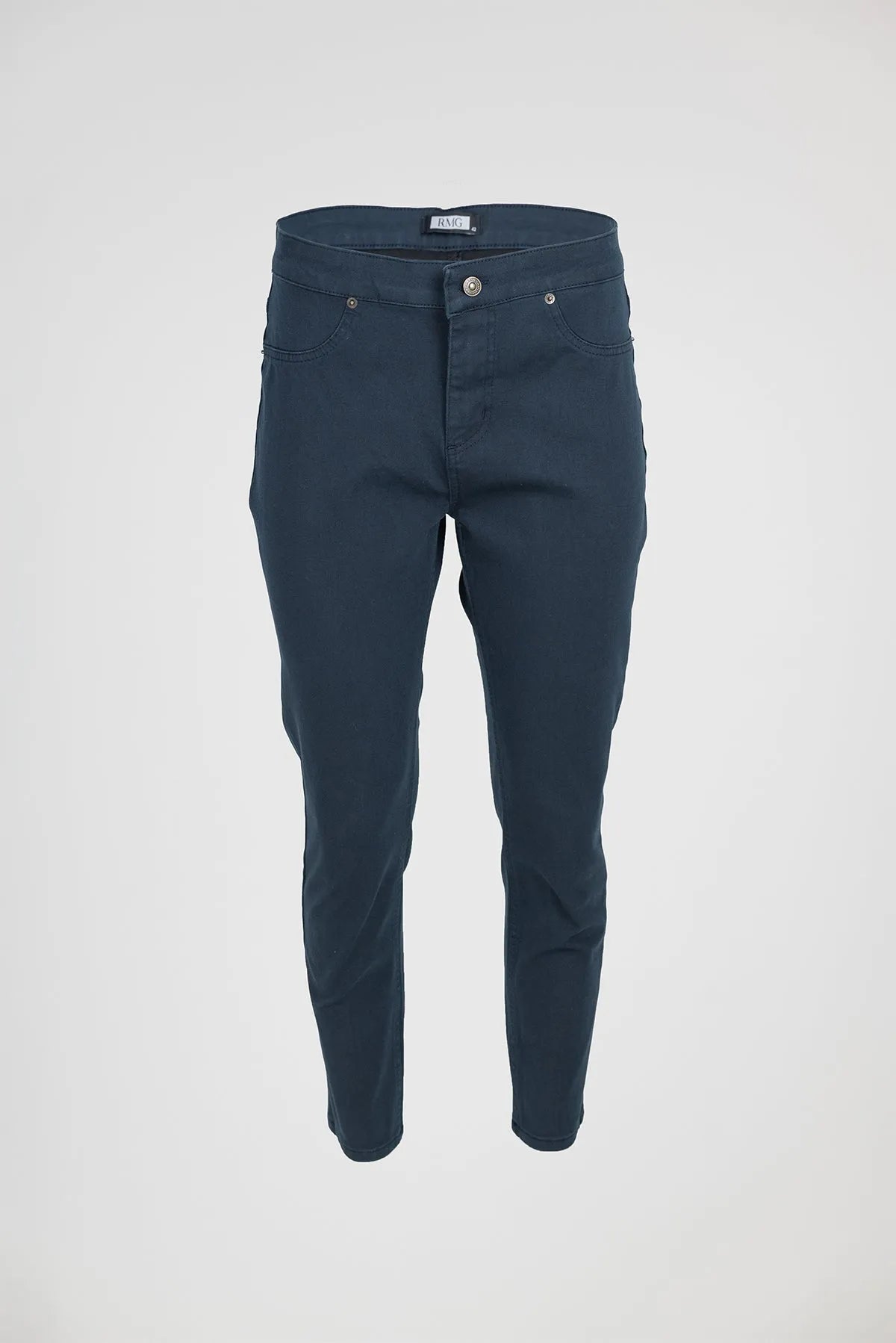 Дамски еластични дънки Plus Size с висока талия - Urban Shape-дънки-6Sense