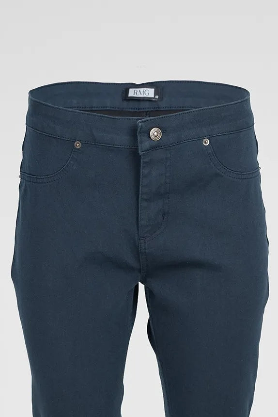 Дамски еластични дънки Plus Size с висока талия - Urban Shape-дънки-6Sense