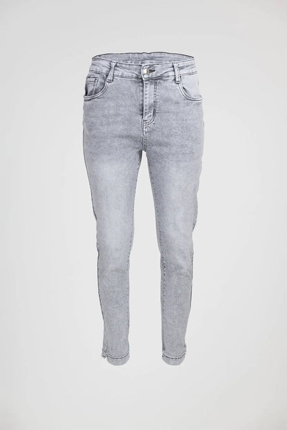 Дамски еластични дънки Plus Size - Silver Fit-дънки-6Sense