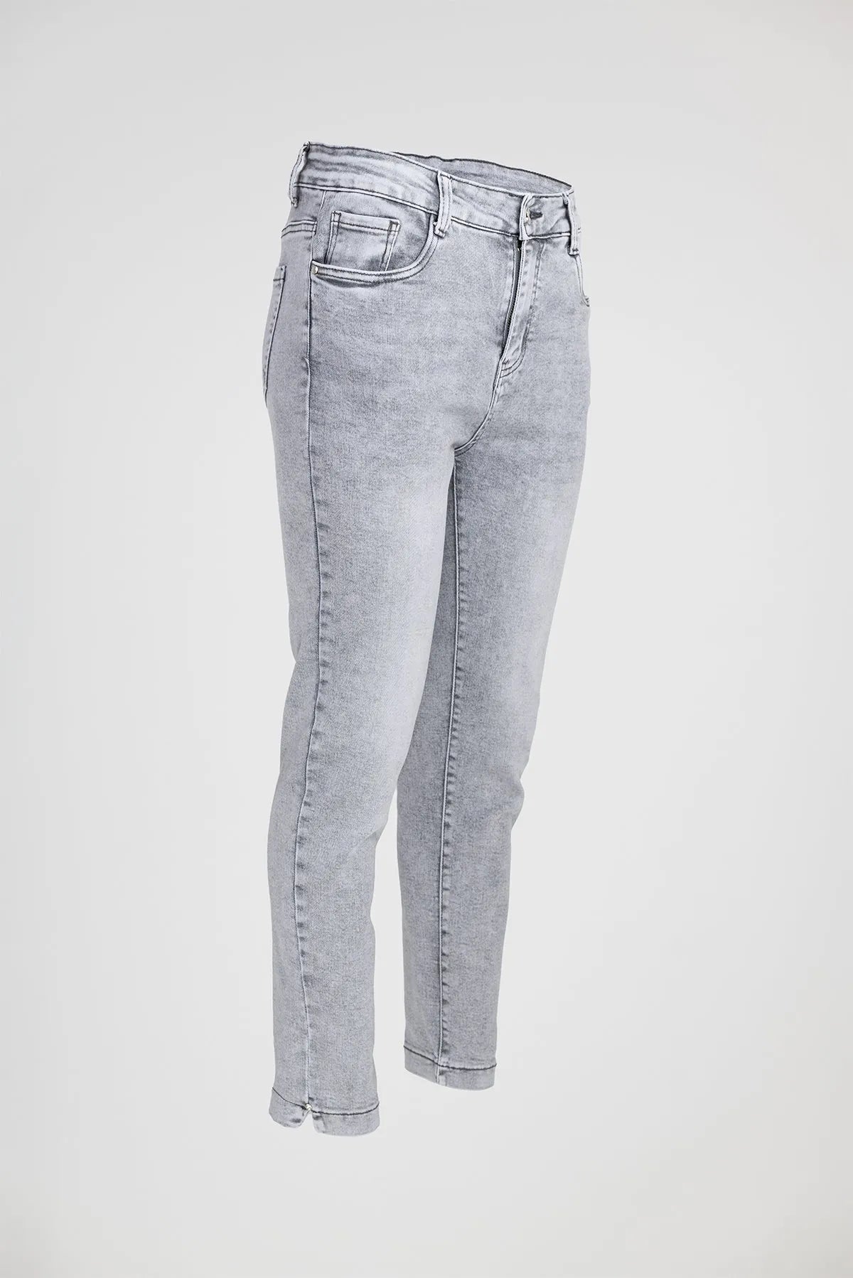 Дамски еластични дънки Plus Size - Silver Fit-дънки-6Sense