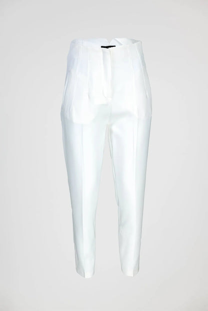 Дамски елегантен панталон с висока талия - Tailored Ease-панталони-6Sense