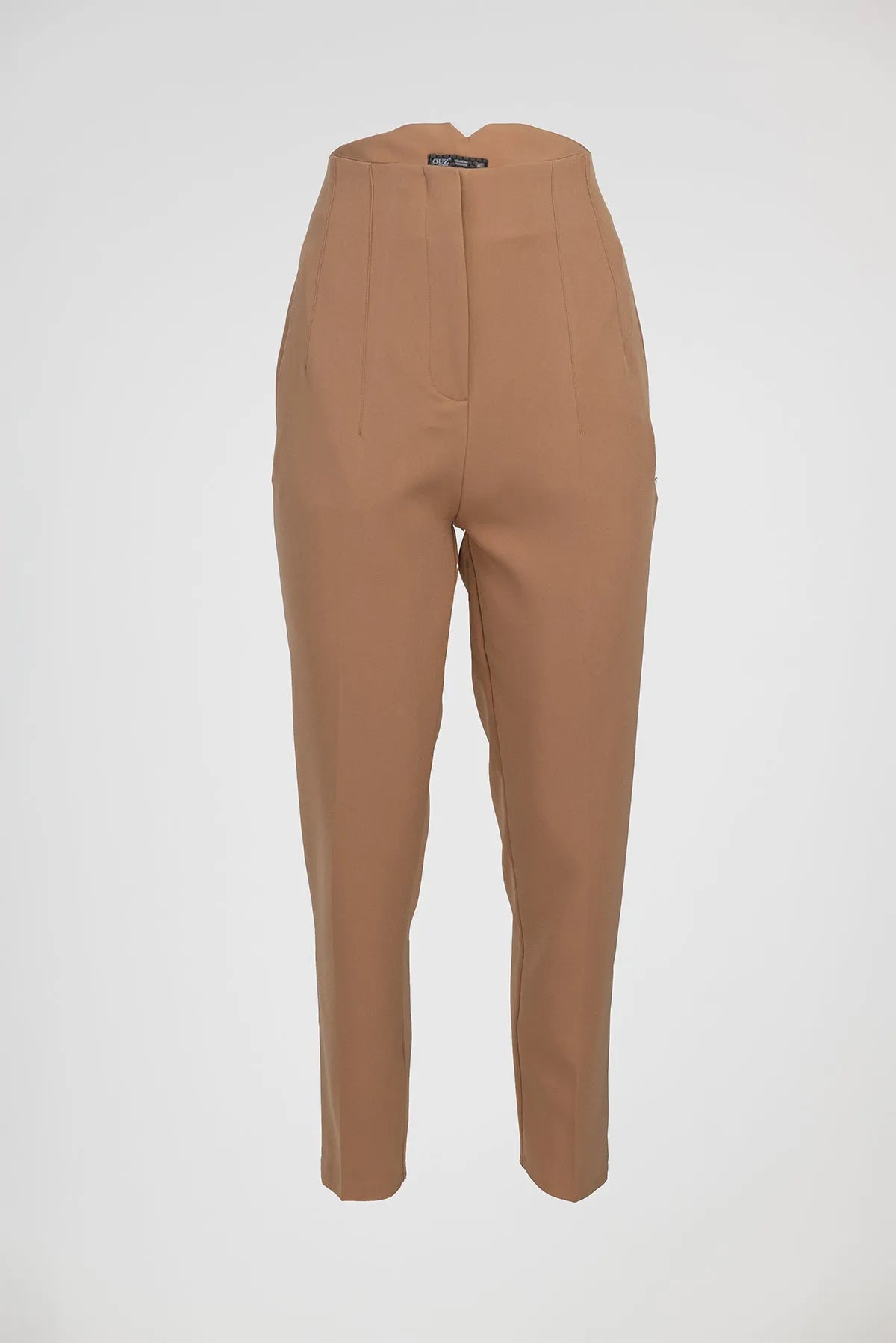 Дамски елегантен панталон с висока талия - Tailored Ease-панталони-6Sense