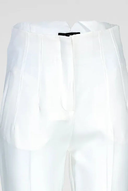 Дамски елегантен панталон с висока талия - Tailored Ease-панталони-6Sense