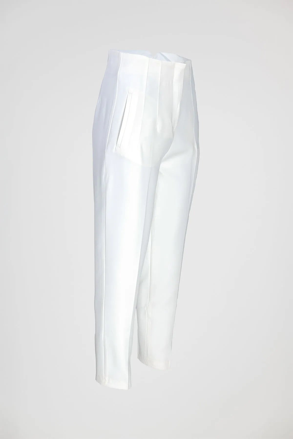 Дамски елегантен панталон с висока талия - Tailored Ease-панталони-6Sense