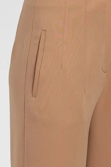 Дамски елегантен панталон с висока талия - Tailored Ease-панталони-6Sense