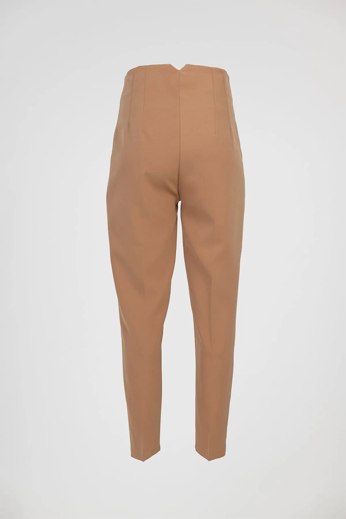 Дамски елегантен панталон с висока талия - Tailored Ease-панталони-6Sense