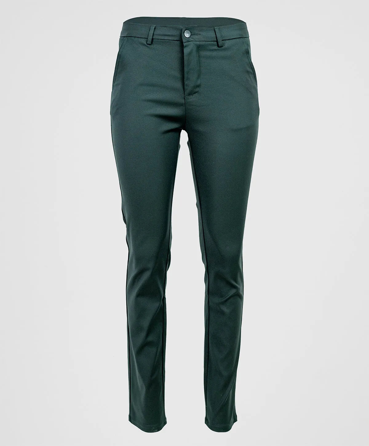 Дамски елегантни панталони в тъмно зелено - True chic-панталони-6Sense