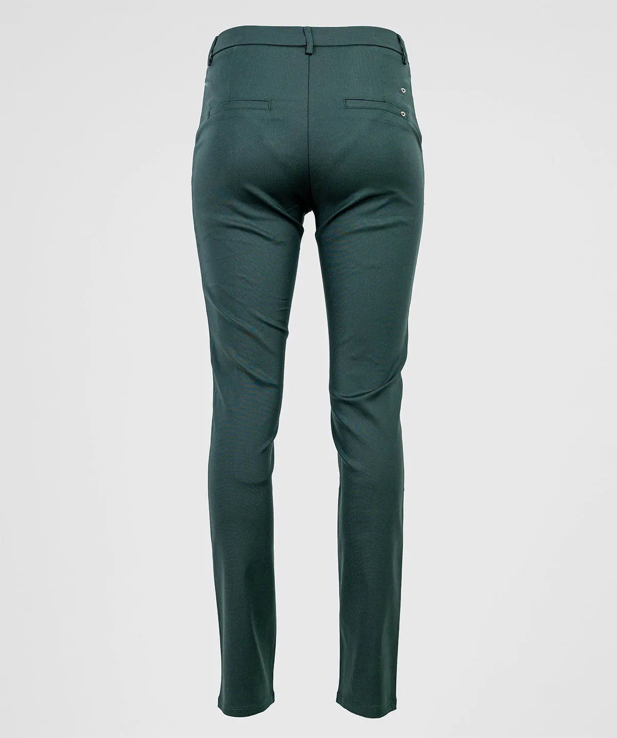 Дамски елегантни панталони в тъмно зелено - True chic-панталони-6Sense