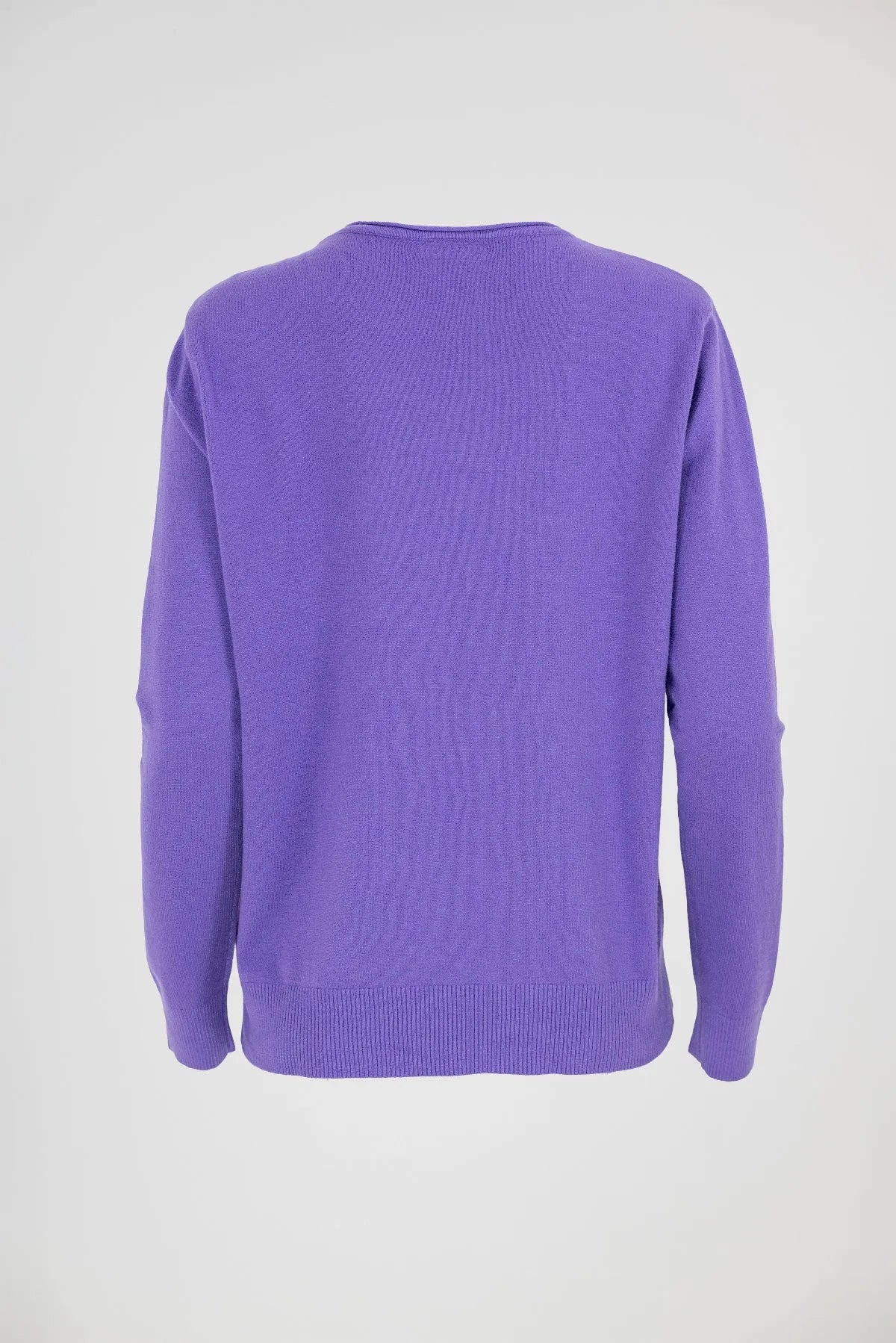 Дамски фин пуловер в лилаво - Essential Soft-пуловери-6Sense