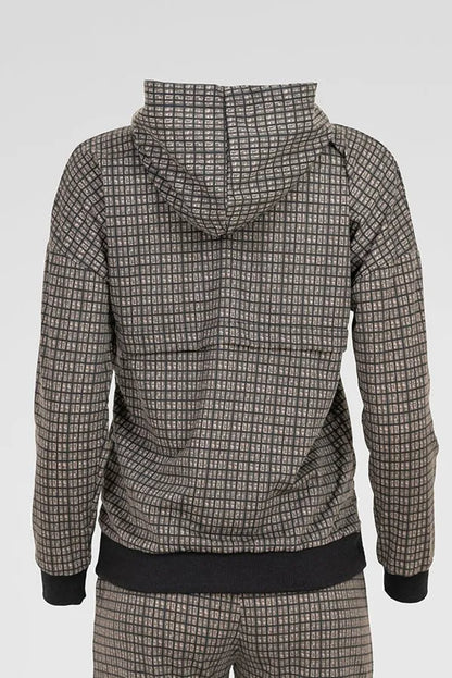 Дамски комплект Grid Comfort – горнище с качулка и панталон-комплекти-6Sense