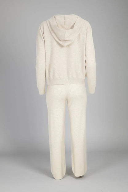 Дамски комплект от фино плетиво в екрю - Azure-комплекти-6Sense