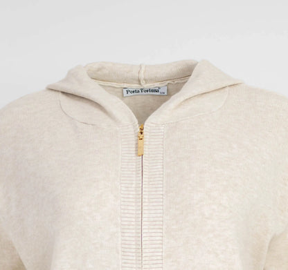 Дамски комплект от фино плетиво в екрю - Azure-комплекти-6Sense