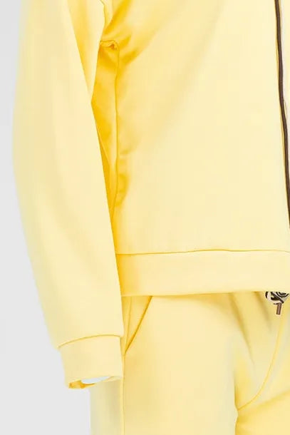 Дамски комплект със суичър с цип и панталон - Sunny Zip Set-комплекти-6Sense