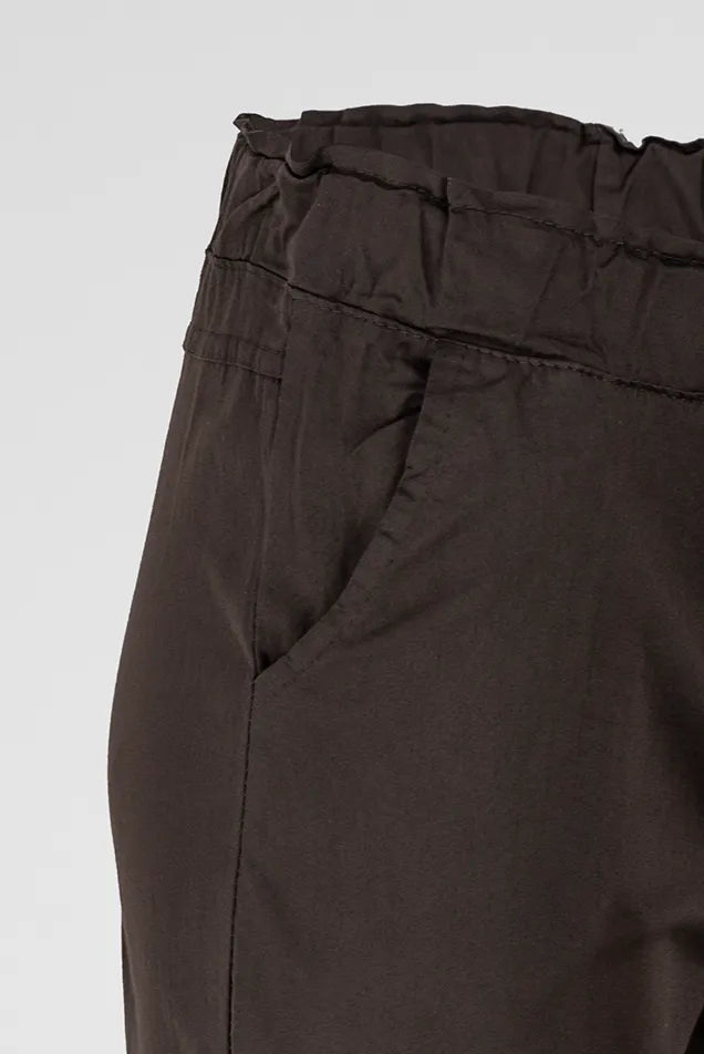 Дамски памучен панталон с еластична талия до 3XL - Cocoa Ease-панталони-6Sense